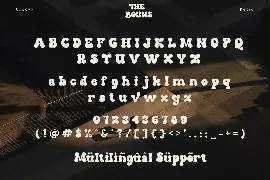 The Bouns font