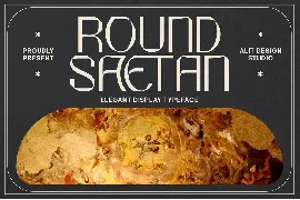 Round Saetan Typeface font