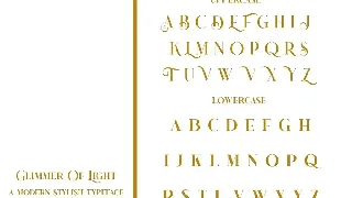 Glimmer Of Light font