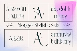 Mongek Typeface font