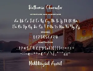 Rathemia - Bold Handwritten Font