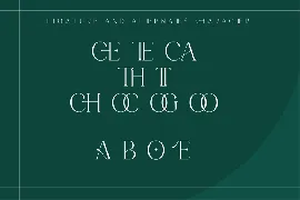 Modern Thin Serif Fashion Font