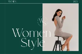 Modern Thin Serif Fashion Font