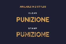 Punizione - Vintage Font