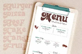 Retrock Vintage Curly font