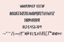 Wonderlover | Handwritten Svg Font