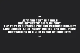 Jempron Font