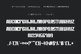 Jempron Font