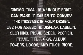 DINGGO TiWAL - Modern Font