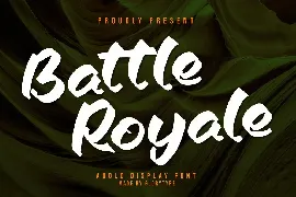 Battle Royale Bold Display Font