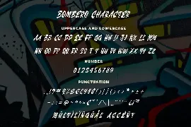 Bombero - Graffiti Font