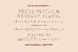 Olive Wildheart font