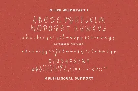 Olive Wildheart font