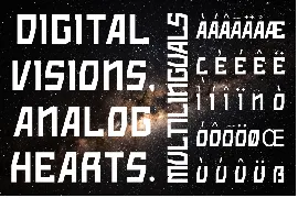 Axeos - Modern Techno Typeface font