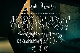 Gertak Hanter font