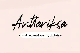 Anttariksa - Brush Script Font