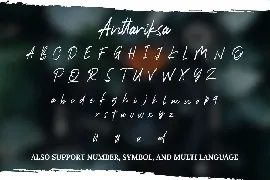 Anttariksa - Brush Script Font