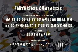 Southsider - Graffiti Typeface font