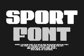 Sport Gepborn font