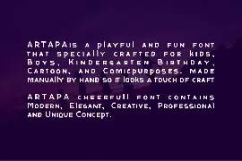 Artapa Playful Font