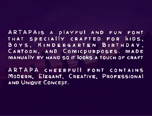 Artapa Playful Font