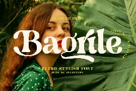 Bagrile Retro Stylish Font