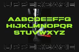 Rugen - All Caps Expanded font