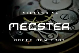 Mecster Font