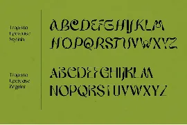 Tropista Tropical Concept font