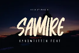 Samire - Handwritten Font