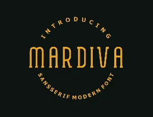 Mardiva font