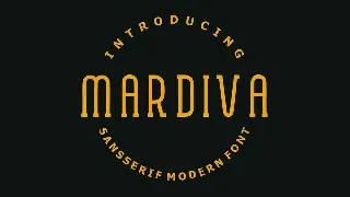 Mardiva font