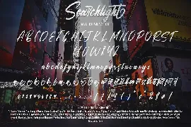 Searchlight - Script Font