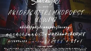 Searchlight - Script Font