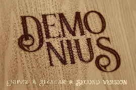 Demonius - 4 Vintage Fonts