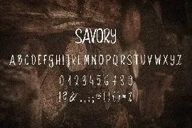 Savory font