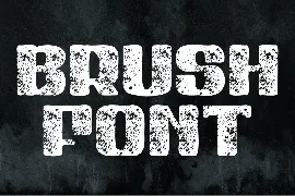 Spory Brocking Brush font