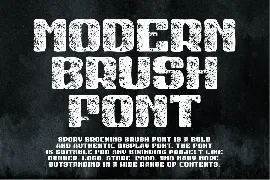 Spory Brocking Brush font