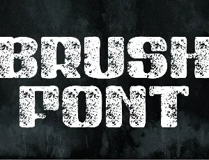 Spory Brocking Brush font