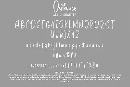 Outhouse - Marker Font