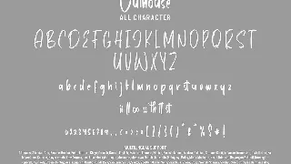 Outhouse - Marker Font