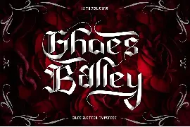 Ghoes Balley Typeface font