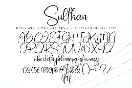 Sulthan font