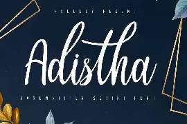 Adistha Handwritten Script font