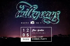 Montages - Retro Bold Script Font