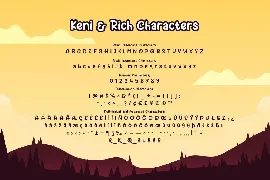 Keni&Rich - Fun Cartoon Display Font