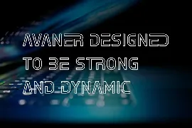 Avaner Lines Font