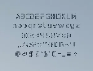 Avaner Lines Font