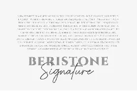 Beristone Signature Script Font