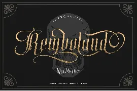 Remboland Typeface font